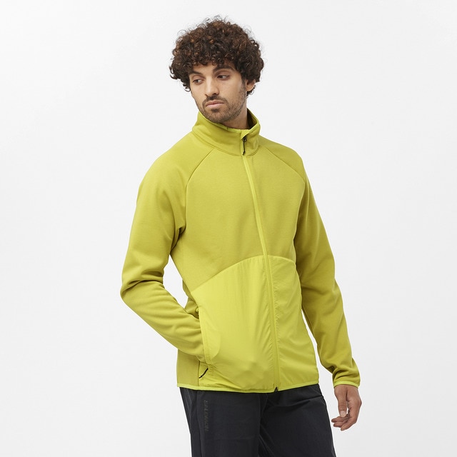 Salomon - Chaqueta de hombre Essential Warm Full Zip Salomon.