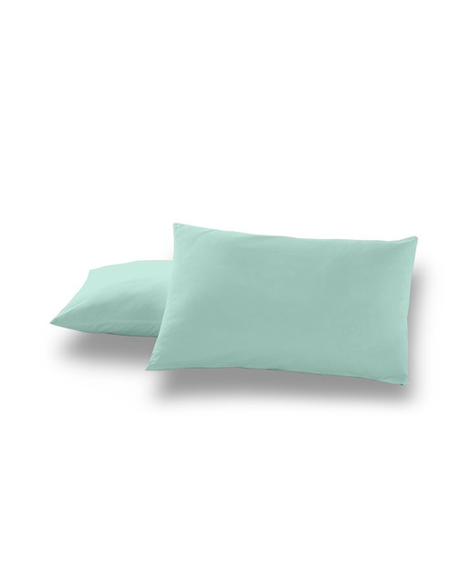 Pack 2 fundas almohada aqua