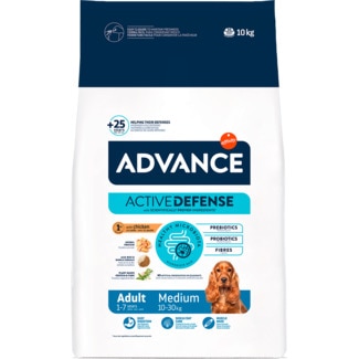 Advance Alimento Seco para Cão Médio Adulto de Gaçinha e Arroz embalagem 10 kg