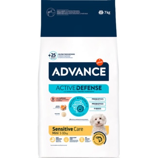 Advance Alimento Seco para Cão Mini Sensitive Care Salmão embalagem 7 kg