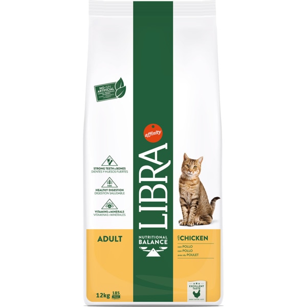 Alimento Seco para Gato Adulto de Frango embalagem 12 kg