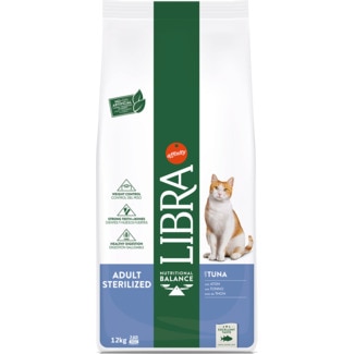 Libra Alimento Seco para Gato Esterilizado de Atum embalagem 12 kg