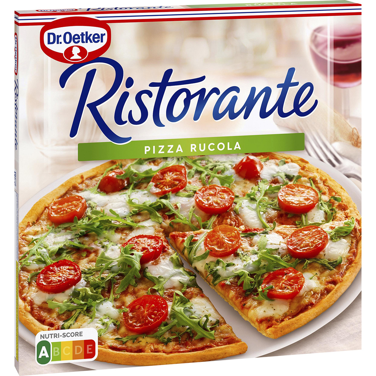 pizza con rúcula