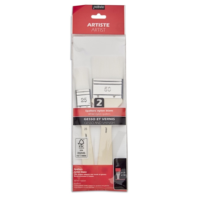 Set 2 paletinas extra cortas 25-50 Pebeo.