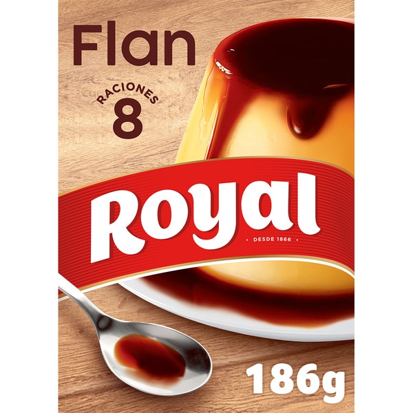 flan para preparar 8 raciones estuche 186 g