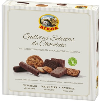 BIRBA Select assorted chocolate biscuits with no palm oil case 205 g