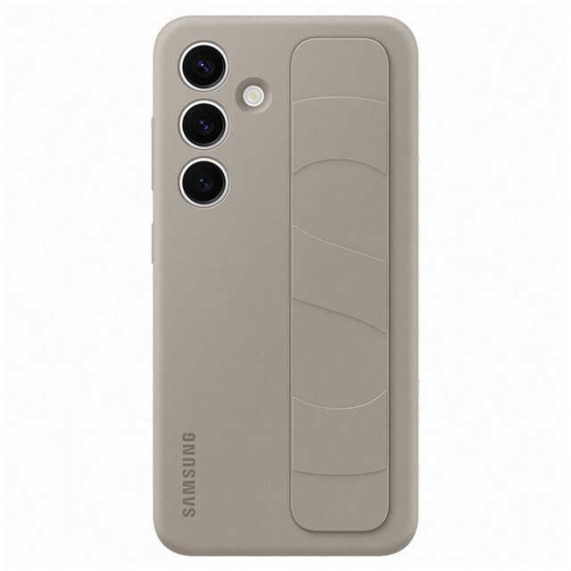 Funda con soporte marrón Samsung para Galaxy S24