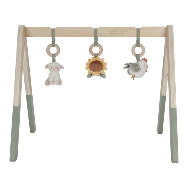 LITTLE DUTCH – Arco juegos madera Little Dutch babygym con juguetes colección Little Farm.