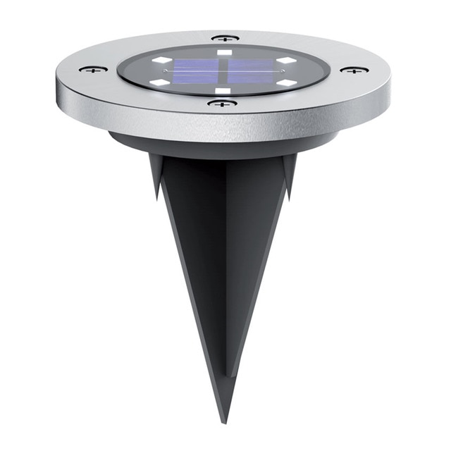 XANLITE - Pack 2 Focos Solares Exterior LED Fijación a Suelo.