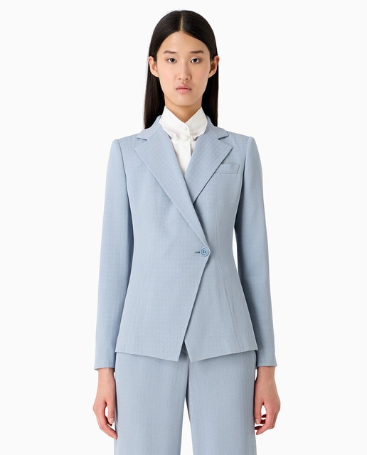 Light blue hotsell suit jacket womens