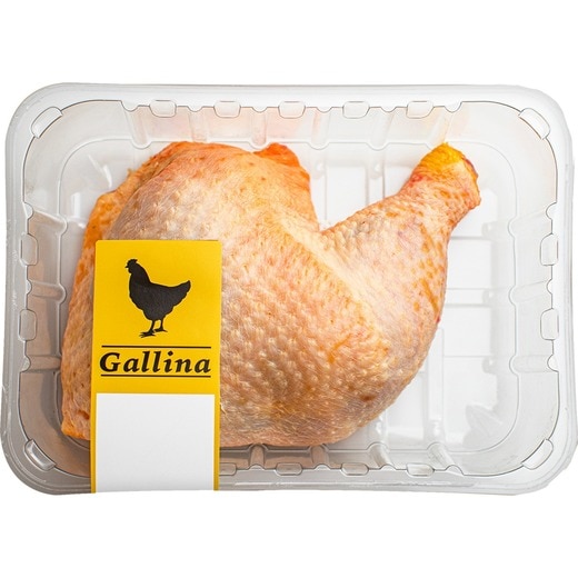 POLLERIA CUARTO TRASERO DE GALLINA PESO APROXIMADO BANDEJA 700 G