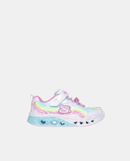 Zapatillas Flutter Heart Lights de niña tipo running bajas con luces