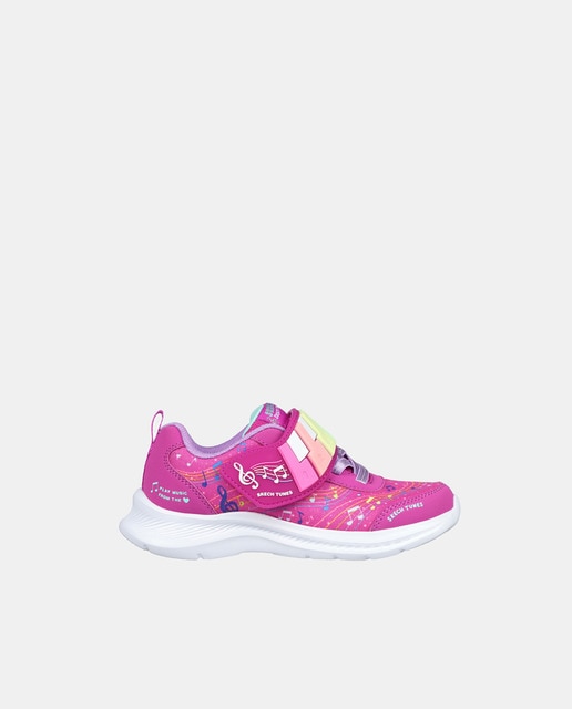 Zapatillas Jumpsters 2.0 de niña tipo running bajas con cierre adherente