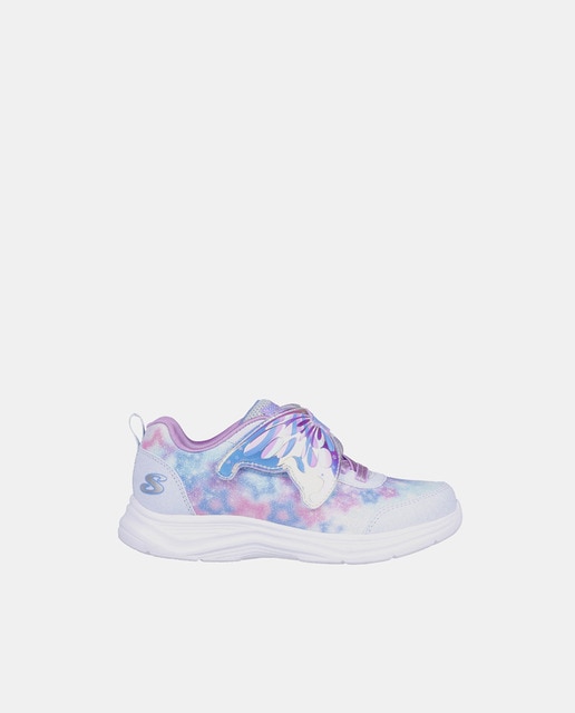 Zapatillas Glimmer Kicks de niña tipo running bajas con luces