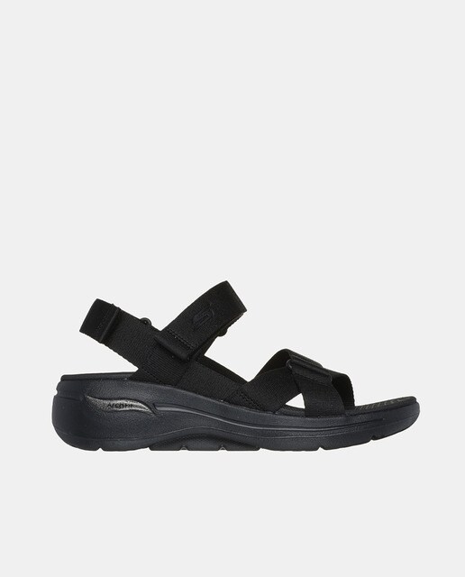 Sandalias de cuña GO WALK Arch Fit de mujer en textil