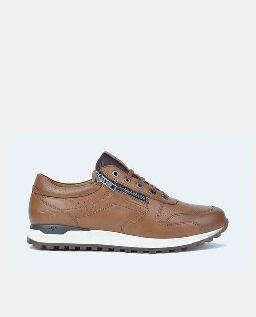 Zapatillas de hombre tipo running bajas con cremallera