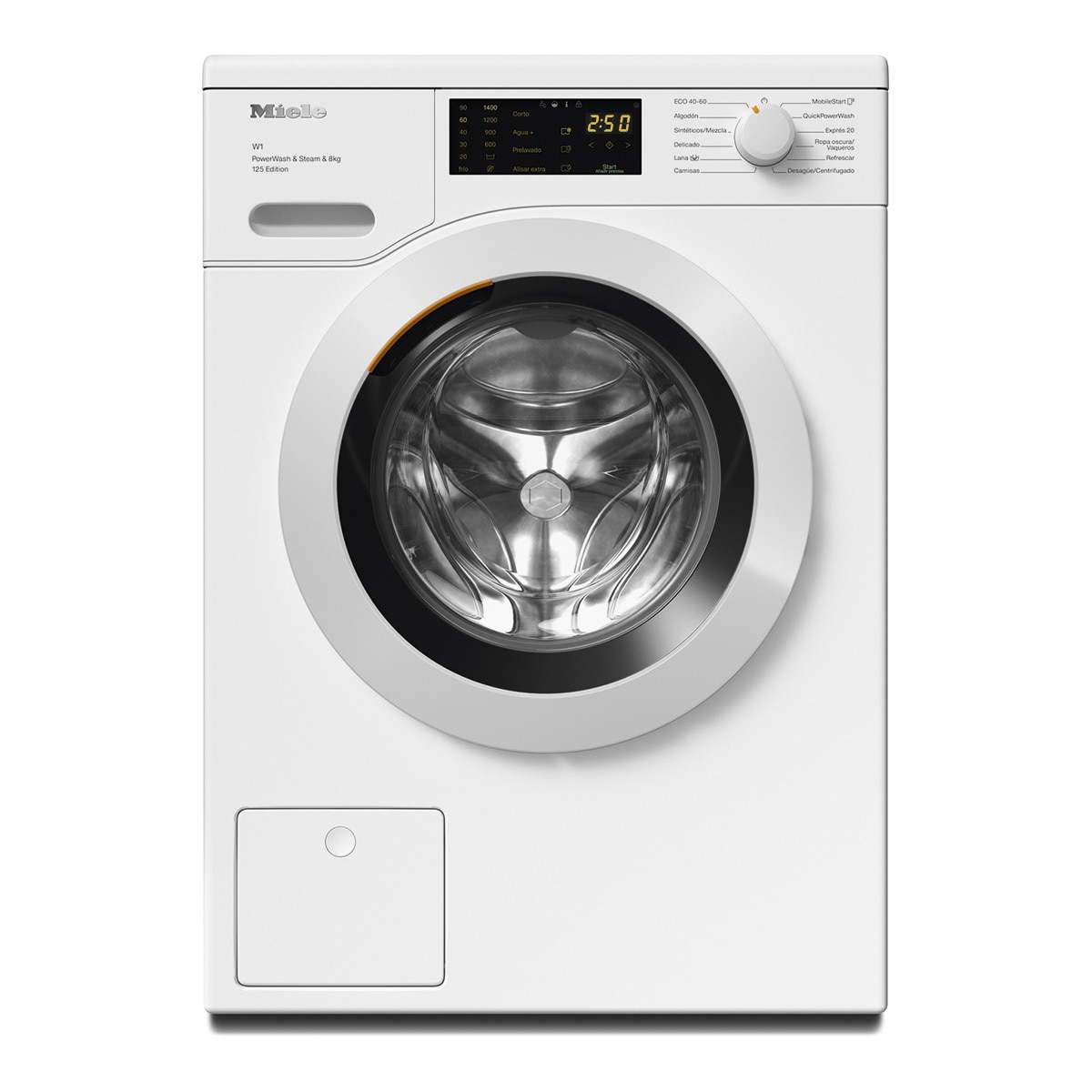 Miele – Lavadoras Miele 8 kg / 1.400 rpm, SteamCare y PowerWash – WCB380WCS E LW.