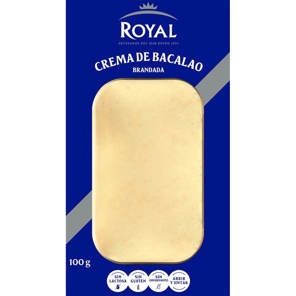 crema de bacalao para untar y cocinar sin gluten sin lactosa envase 100 g
