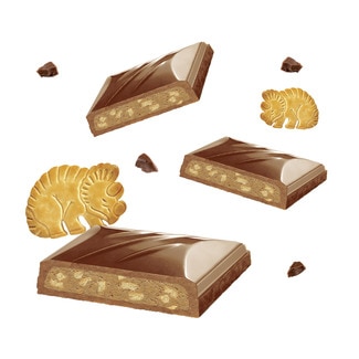 Dinosaurus chocolate con leche con relleno cremoso y trocitos de galleta tableta 84 g - Nestle Extrafino