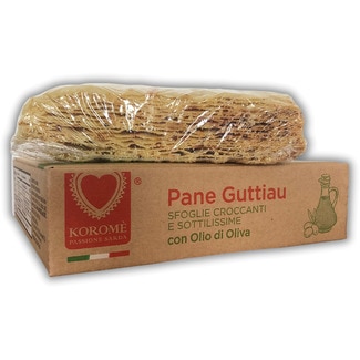 Pan sardo Guttiau con aceite de oliva estuche 250 g - Korome