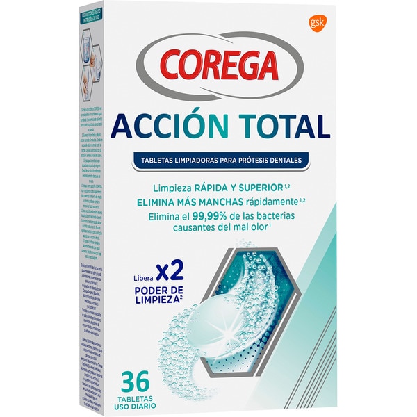 Reinigungstabs für Zahnprothesen 7-fach-Totalschutz Box 30 Tabletten für jeden Tag für Voll- und Teilprothesen