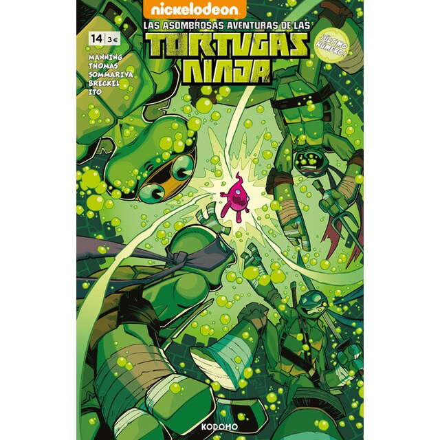 Imagem 0 de Las asombrosas aventuras de las Tortugas Ninja núm. 14 (Capa mole)