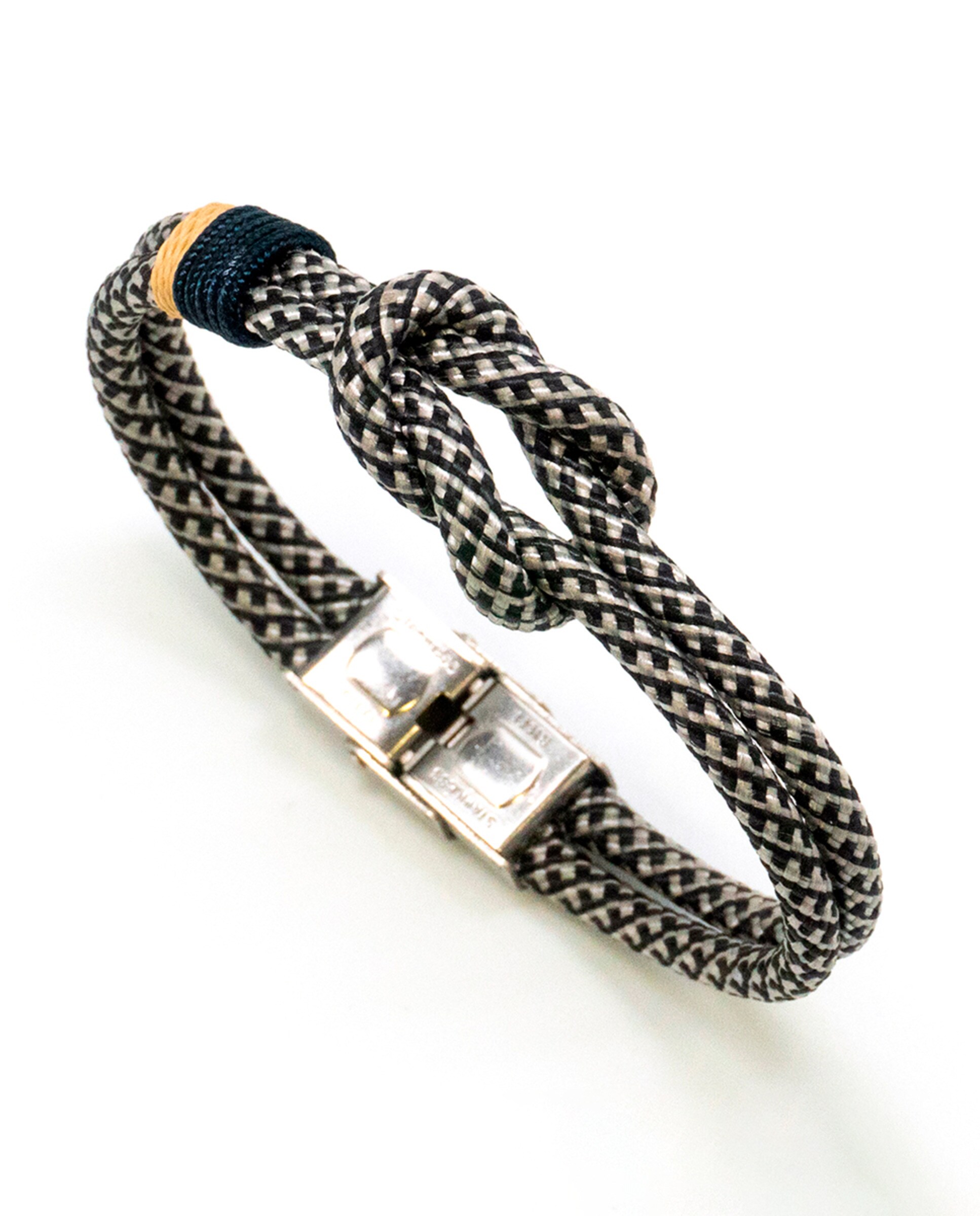 Hispania Colors - Pulsera con cordón náutico e hilo.