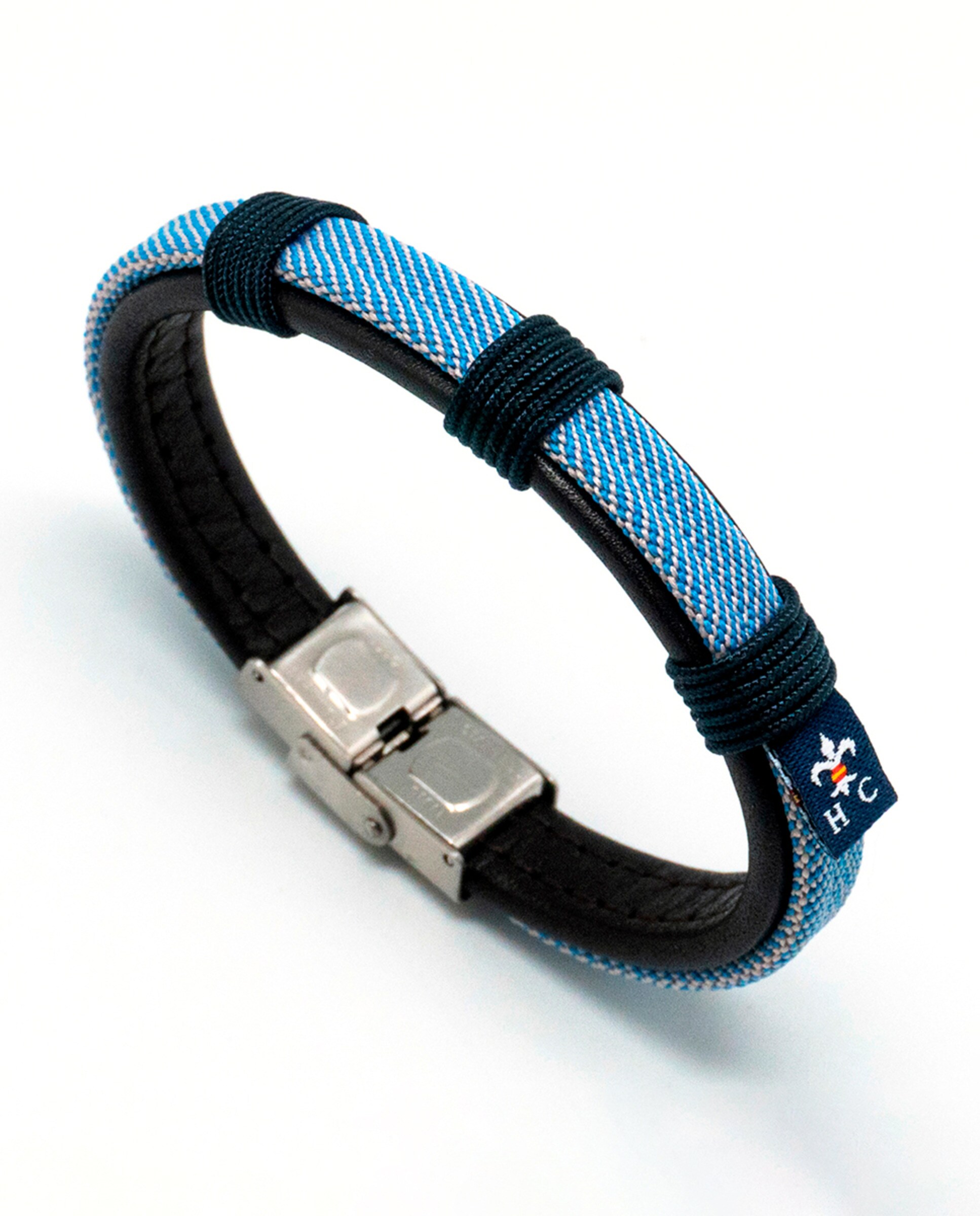 Hispania Colors - Pulsera con espiga azul celeste.