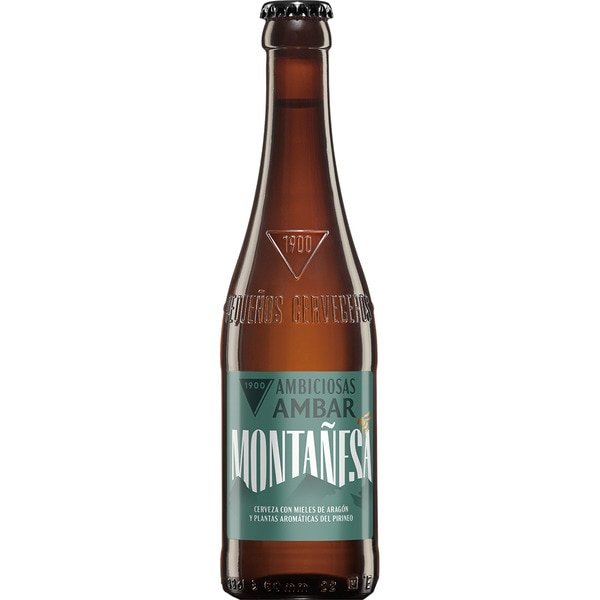 precios Ambar Cerveza Rubia Montañesa Elaborada Con Mieles De Aragón Y Plantas Aromáticas Del Pirineo Botella 33 Cl Colección Ambiciosas en Hipercor