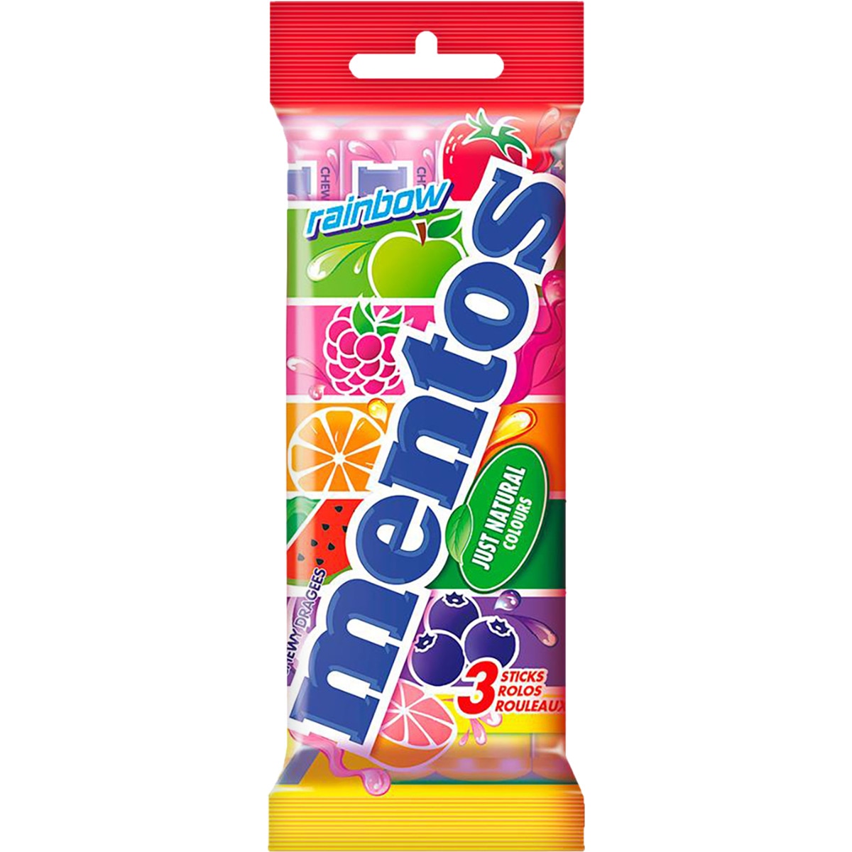 Rainbow caramelos masticables sabores surtidos