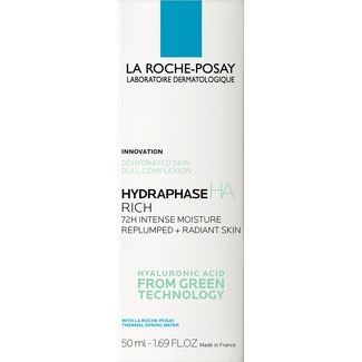 LA ROCHE POSAY Hydraphase HA riche cuidado facial hidratante dermatológico 50 ml para pieles deshidratadas secas
