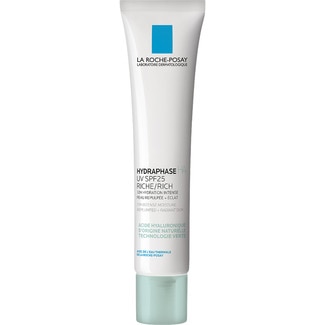 LA ROCHE POSAY Hydraphase HA UV LSF 25 reichhaltige Creme 72h intensive Feuchtigkeit empfindliche Haut Rohr 40 ml