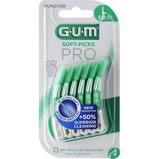 GUM Soft Picks Pro Ultra Soft interdental picks size L blister 60 units
