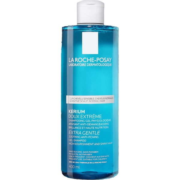 Kerium physiological gel shampoo + thermal water for extra softness, soothing & non-itchy-itchy flask 400 ml