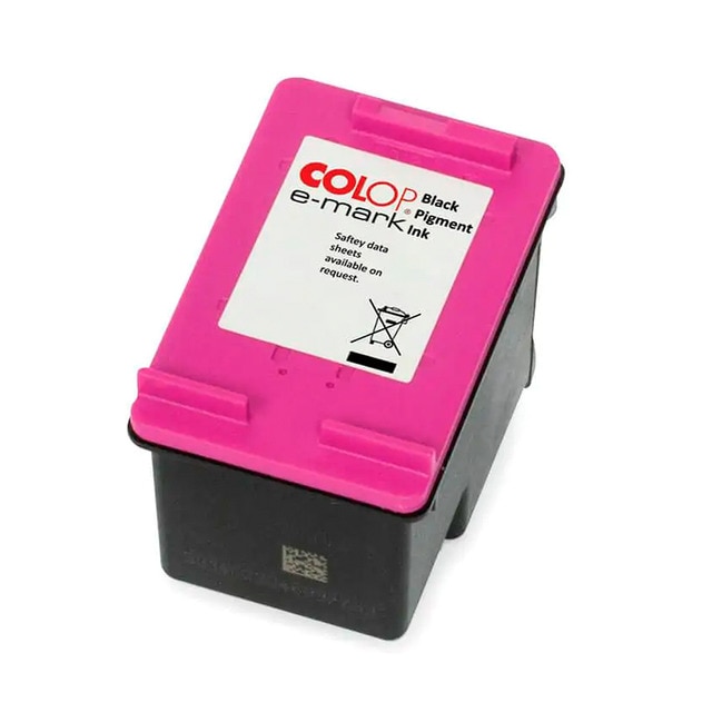 Cartucho Inkjet de tinta pigmentada e-mark Colop negro.