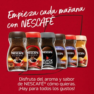 Café soluble descafeinado intensidad 7 estuche 10 monodosis - Nescafe Classic