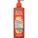 crema capilar sin aclarado Keratina 10 en 1 con aceite de marula dosificador 400 ml para cabello dañado