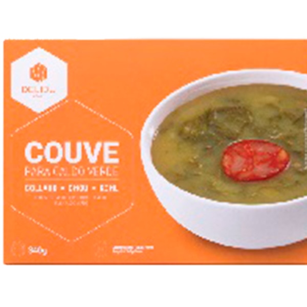 Gelpeixe Couve Caldo Verde Delidu embalagem 340 g