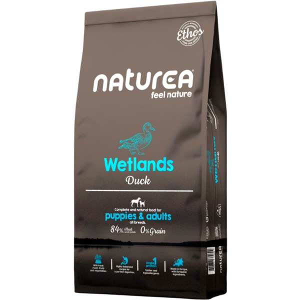 Alimento Seco para Cão Adulto e Pequeno Wetlands sabor Pato embalagem 10 kg