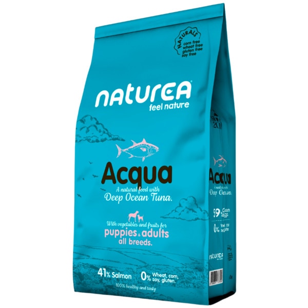 Alimento Seco para Cão Adulto e Pequeno Acqua sabor Salmão embalagem 2 kg