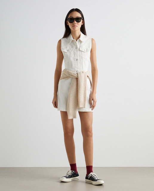 Vestido denim sin mangas