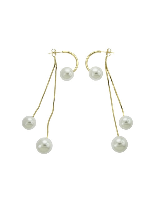 Pendientes Perla Gold