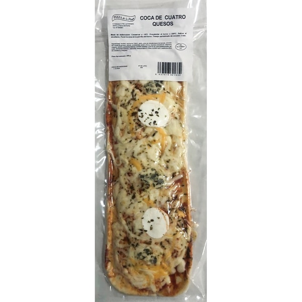 PIZZA LA PLAÇA coca de cuatro quesos bolsa 285 g 