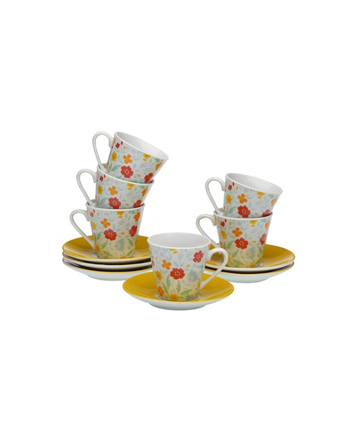 Set 6 tazas café c/p Flandes