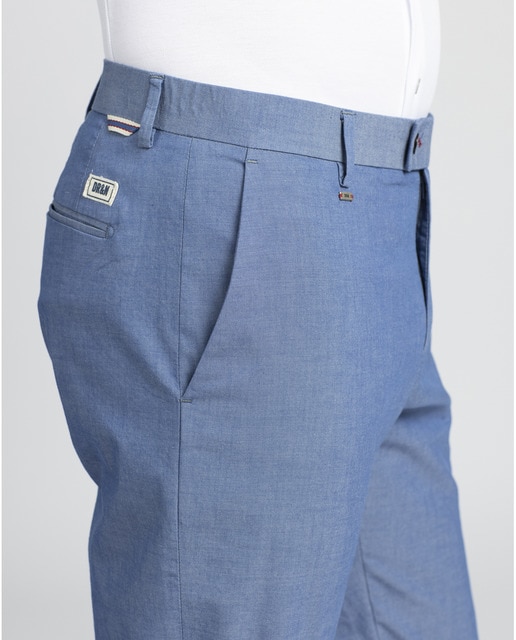 Pantalón chino slim semivestir