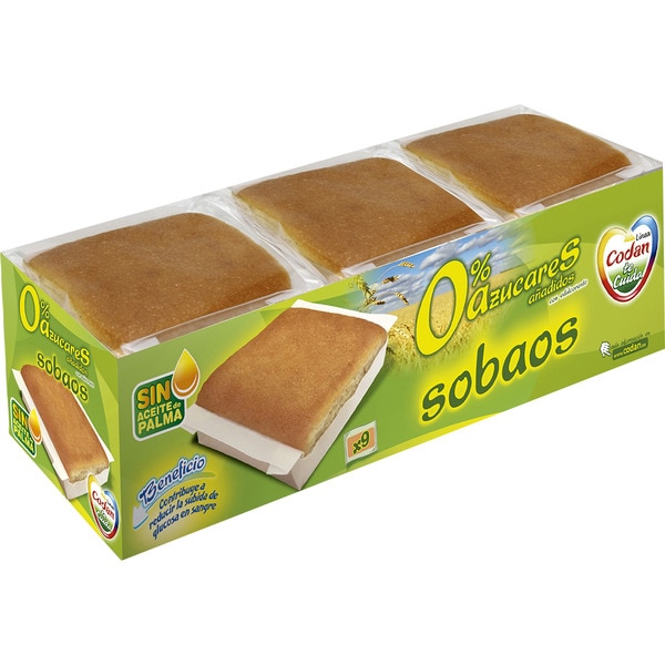 Sobao sponge cakes no added sugar and no palm oil packet 340 g
