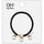 OH! MY HAIR scrunchie with metal decoration 1 each assorted models, depending on stock