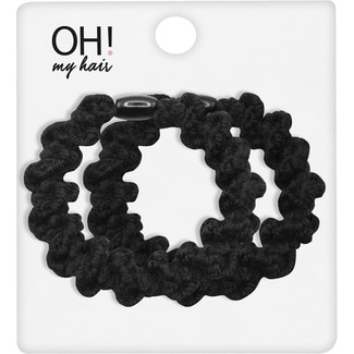 OH! MY HAIR pack of plaited hair elastics 2 units assorted models, depending on stock