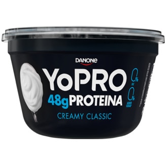 Yopro Iogurte Big Pot Natural Proteína embalagem 480 g