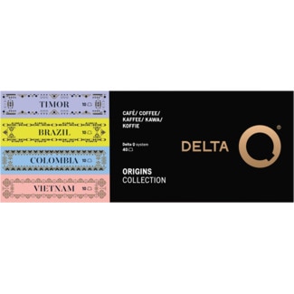 Delta Q Café em Capsulas Pack Origins embalagem 40 unidades